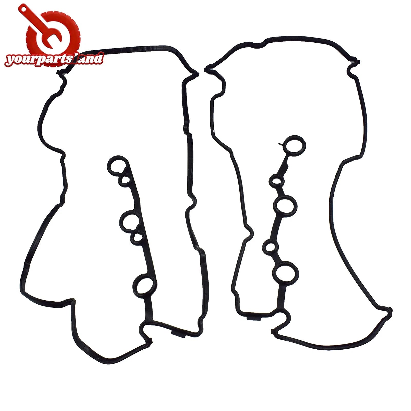 For NISSAN Armada INFINITI QX56 Left & Right Engine Cover Gasket Set 13270-1LA0A 6B93BC-57