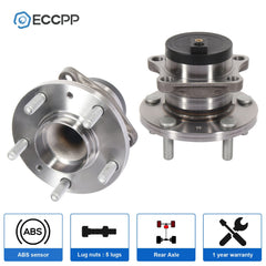 2 Pcs Rear Wheel Hub Bearings Assembly FWD For 2007 2008-2014 Mazda CX-9 3.7L 6B93BC-57