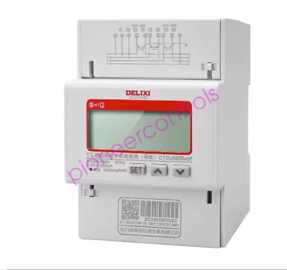 1 pcs DELIXI Electric energy meter DTSU6606vcrf  mutual inductance three-phase