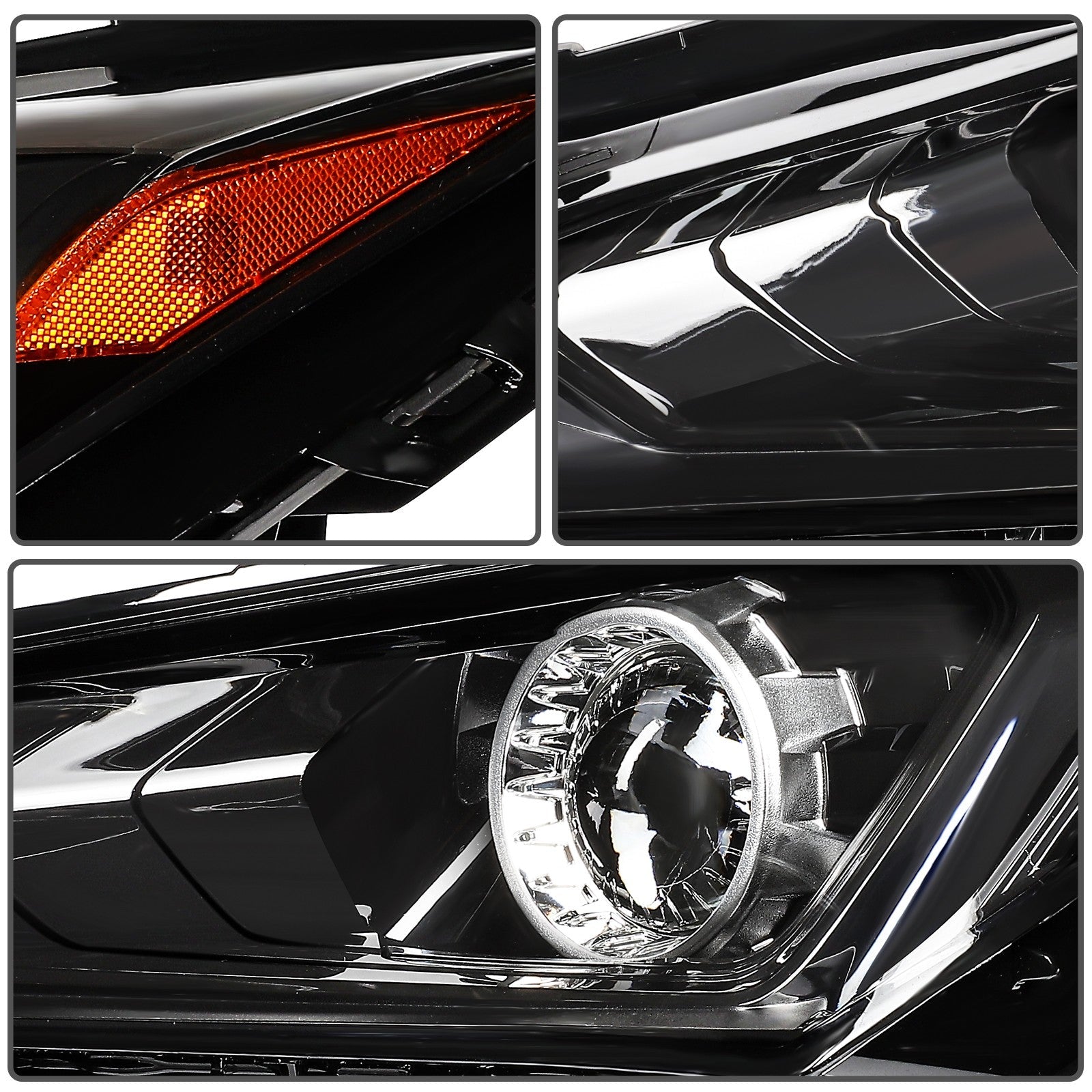 For 2021 2020 2019 2018 Lexus NX300 NX300h w/Projector Headlights Assembly Pair 6B93BC-57
