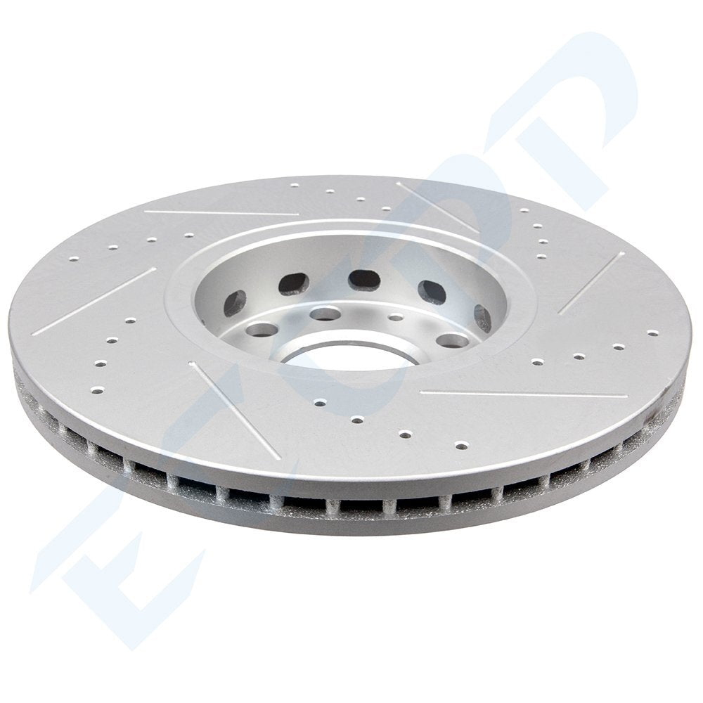 Front Brake Discs Rotors For 1995-2001 Audi A6 1998-2005 Volkswagen Passat 6B93BC-57