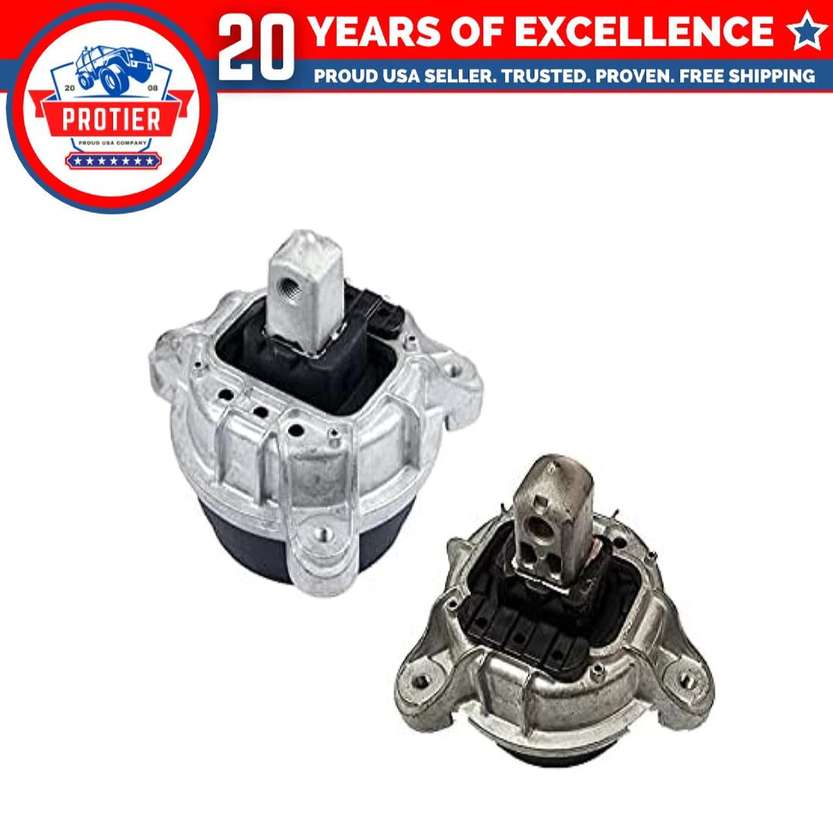 Fits 2012-2016 BMW 528i xDrive 2.0L AWD Front Left&Right Motor Mount Set 6B93BC-57
