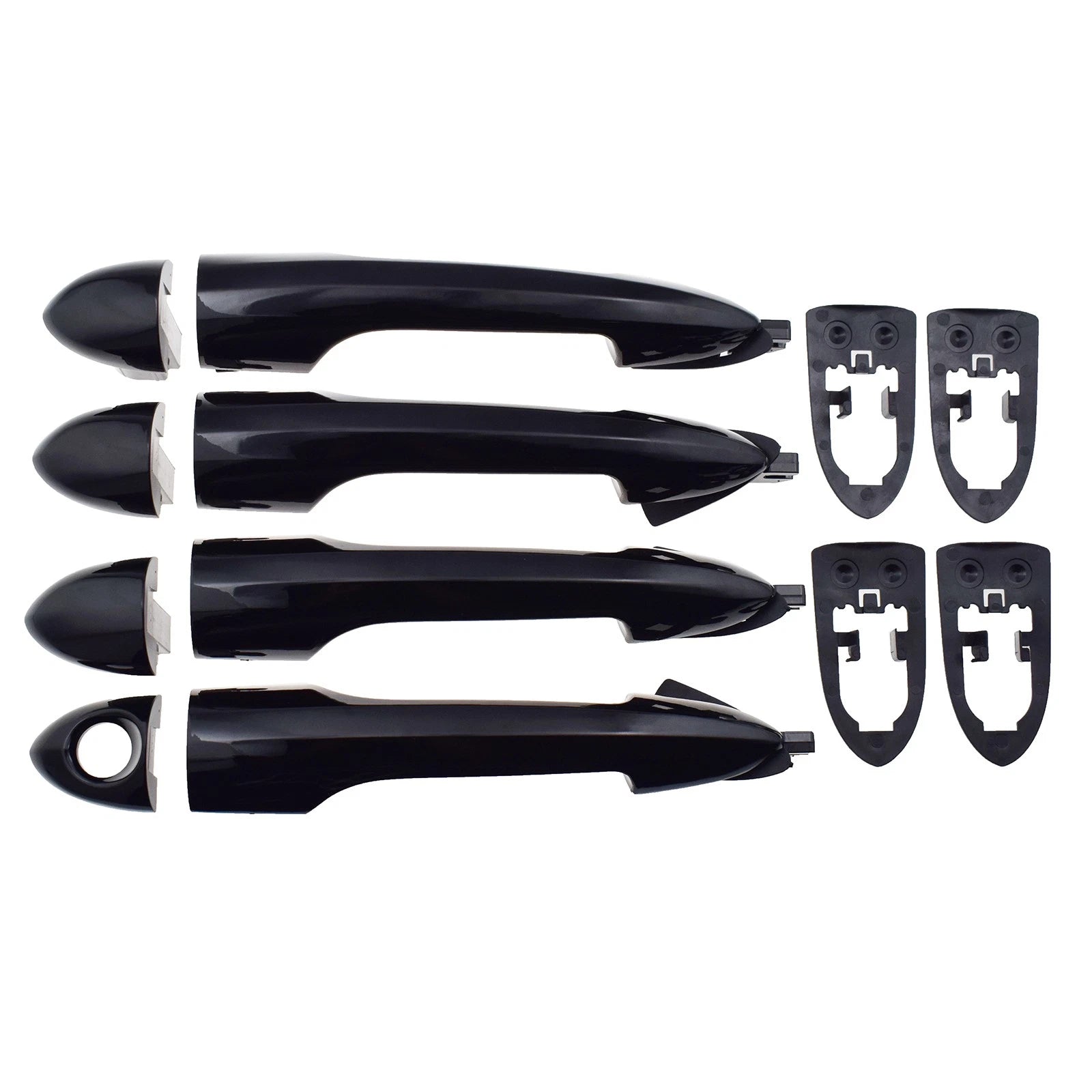 Set of 4 Sides Door Handles For Alfa Romeo Giulietta Mito Lancia Y 2012-onwards 6B93BC-57