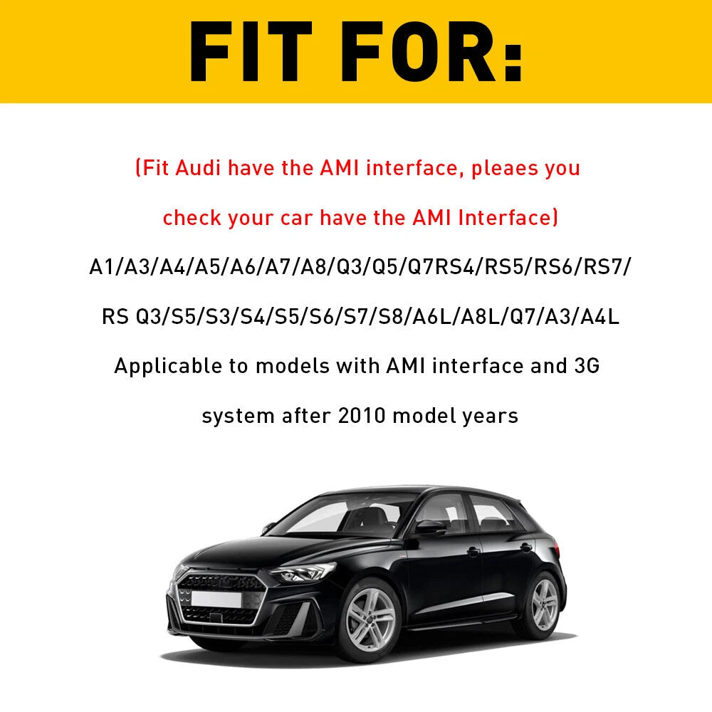 Audio Cable Adapter AMI Bluetooth Music Interface For Audi A3 A4 A5 A6 Q5 Q7 AUX 6B93BC-57