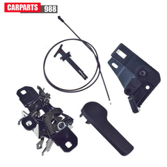 Set of 5 For VW Jetta Golf MK4 Bora Hood Latch +Release Handle +Bracket +Cable 6B93BC-57