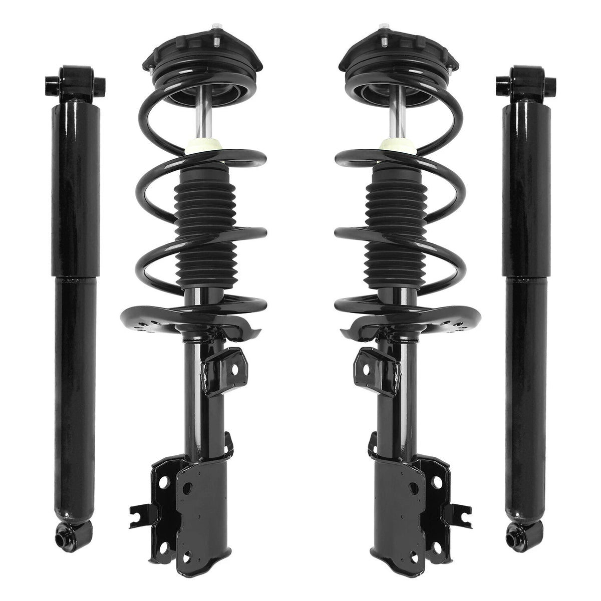 Front & Rear Complete Strut Assembly Shock Kit for 2012-2013 Nissan Rouge, 6B93BC-57