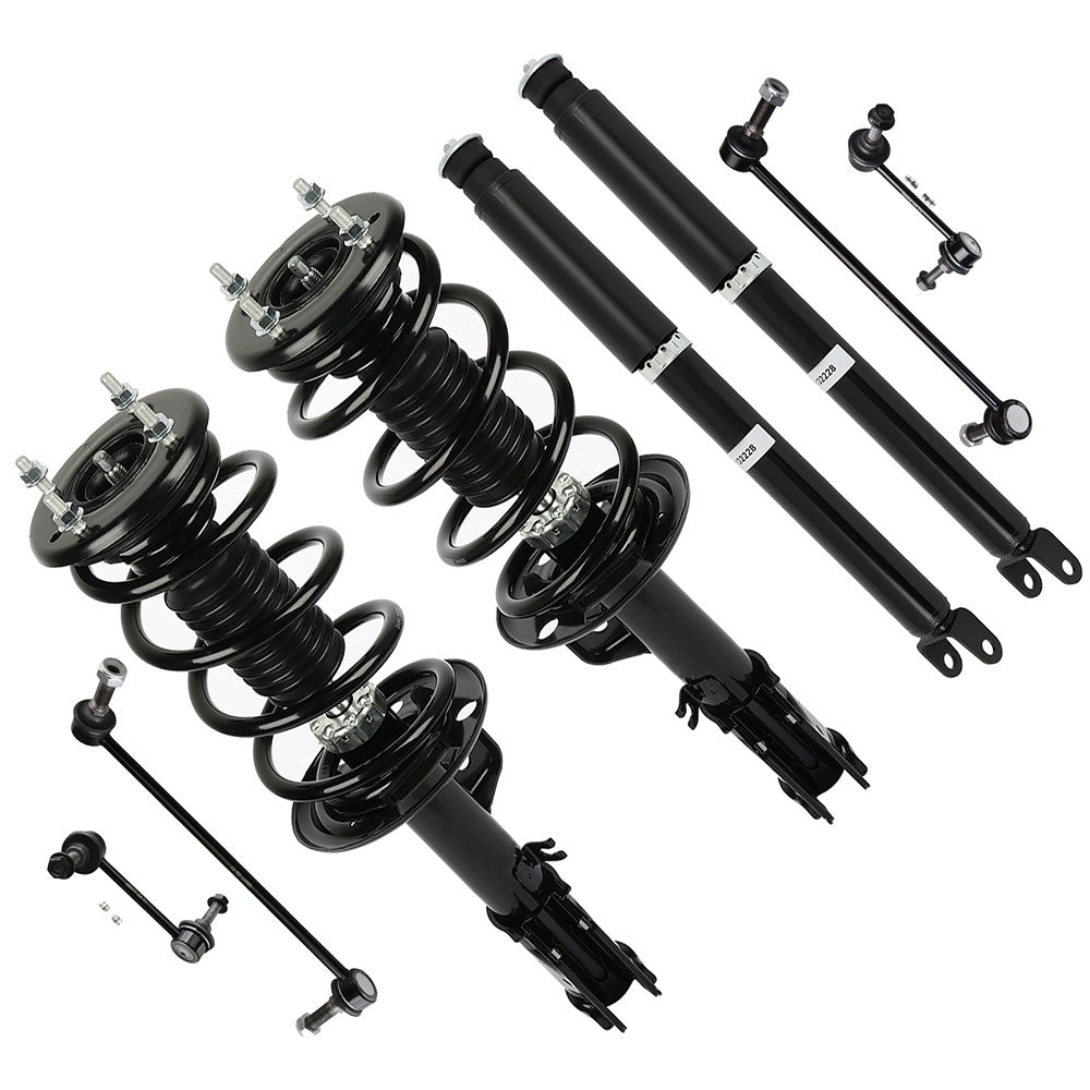 Front Strut For 2013 2014 2015 2016-2018 Ford Explorer Rear Shock Sway Bar FWD 6B93BC-57