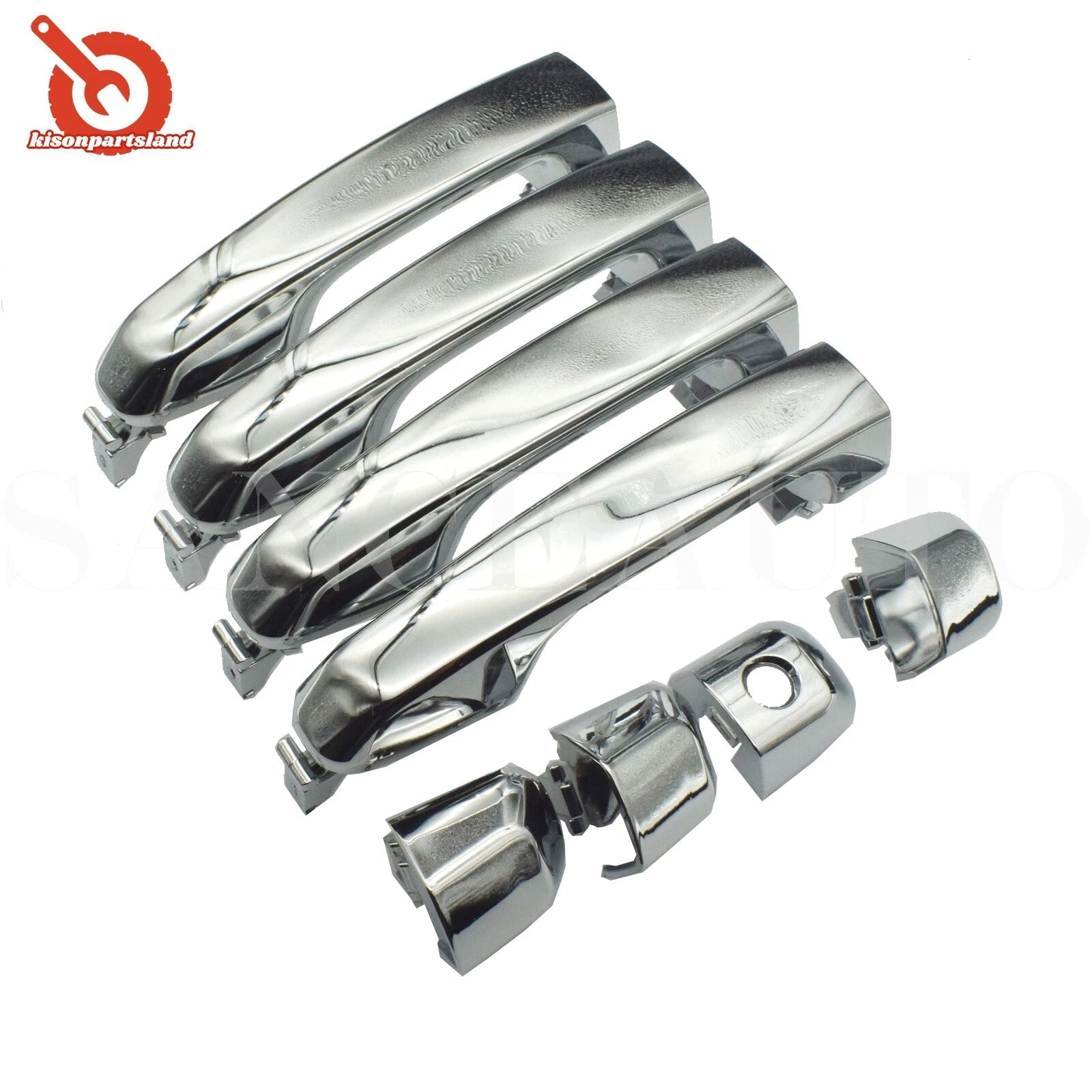 Chrome Front Rear Left Right Outside Door Handle For 4Runner 2010-18 69211-60090 6B93BC-57