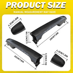 2PCS For 2009-2015 Toyota Venza Outside Exterior Door Handle Rear Left Right EOA 6B93BC-57