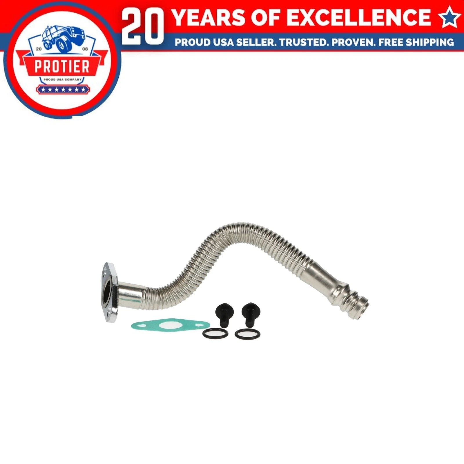 Turbocharger Oil Supply Line Fits Dodge Ram 2500 Ram 3500 04-09 L6 5.9L -cc 6B93BC-57