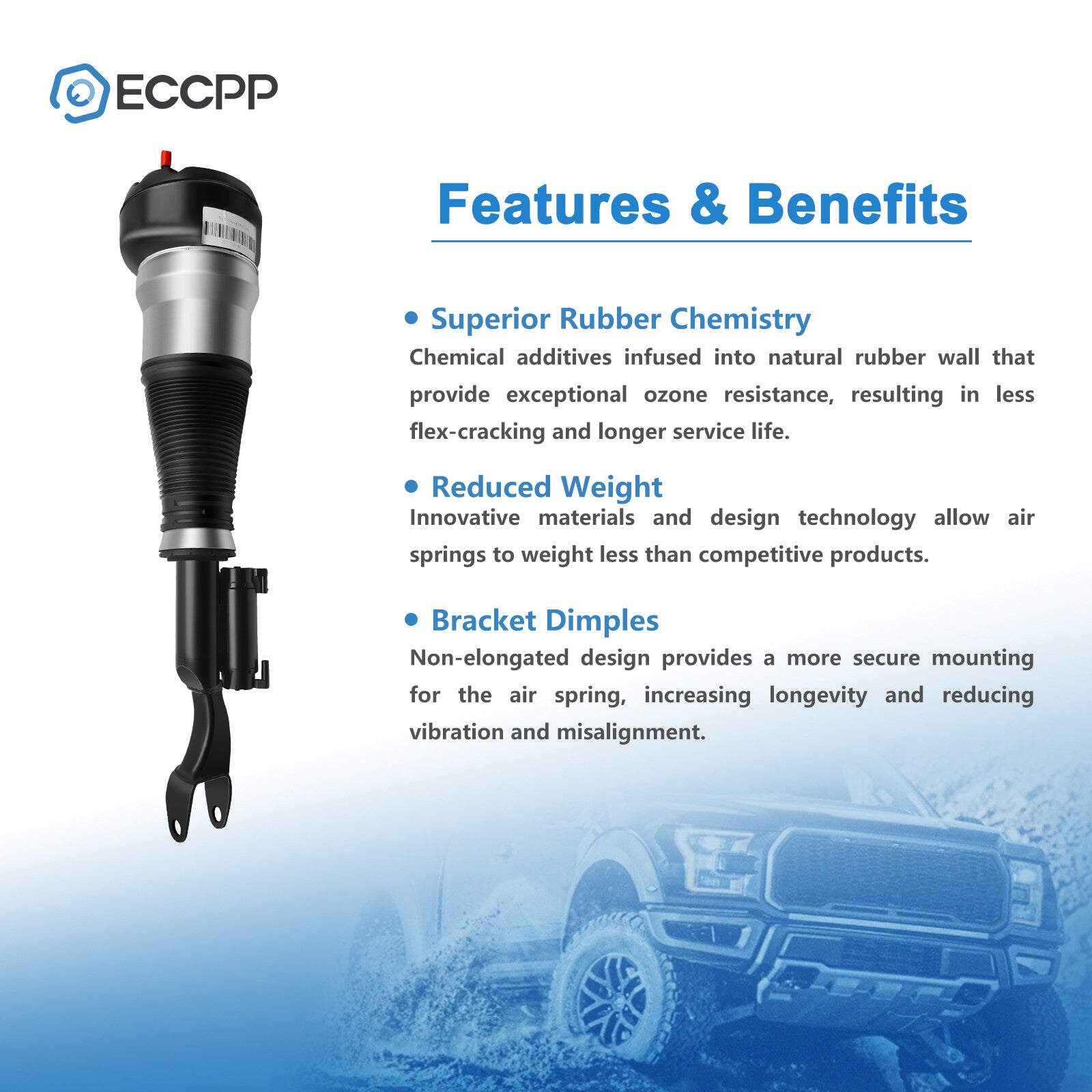 Front Right Air Suspension Shock For Mercedes 4MATIC W222 S500 S560 S550 S450 KOEEP