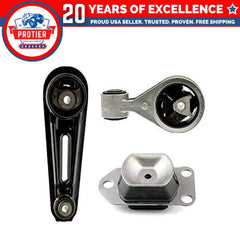 Fits 2007-2012 Nissan Sentra 2.5L MANUAL Torque Strut & Trans Mount 3pcs : 6B93BC-57