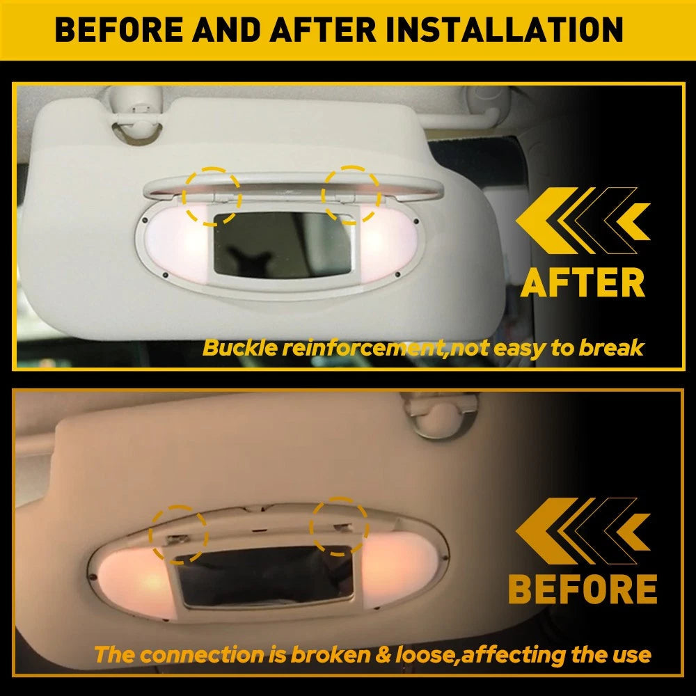 Replacement For BMW Mini Cooper R55-R61 2007-14 visor sun vanity mirror cover EA 6B93BC-57