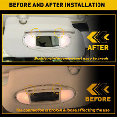 Replacement For BMW Mini Cooper R55-R61 2007-14 visor sun vanity mirror cover EA 6B93BC-57
