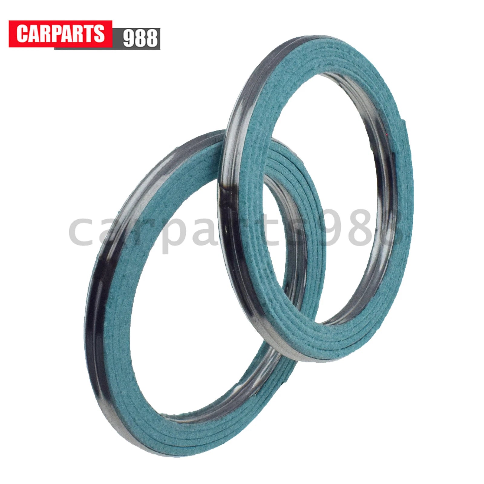 Set of 2 Exhaust Pipe Gaskets For Toyota Tacoma 4Runner Tercel T100 90917-06061 6B93BC-57