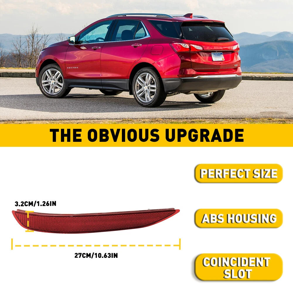 Left Rear Bumper Reflector Driver Side For Chevrolet Equinox 2018 2019 2020 6B93BC-57