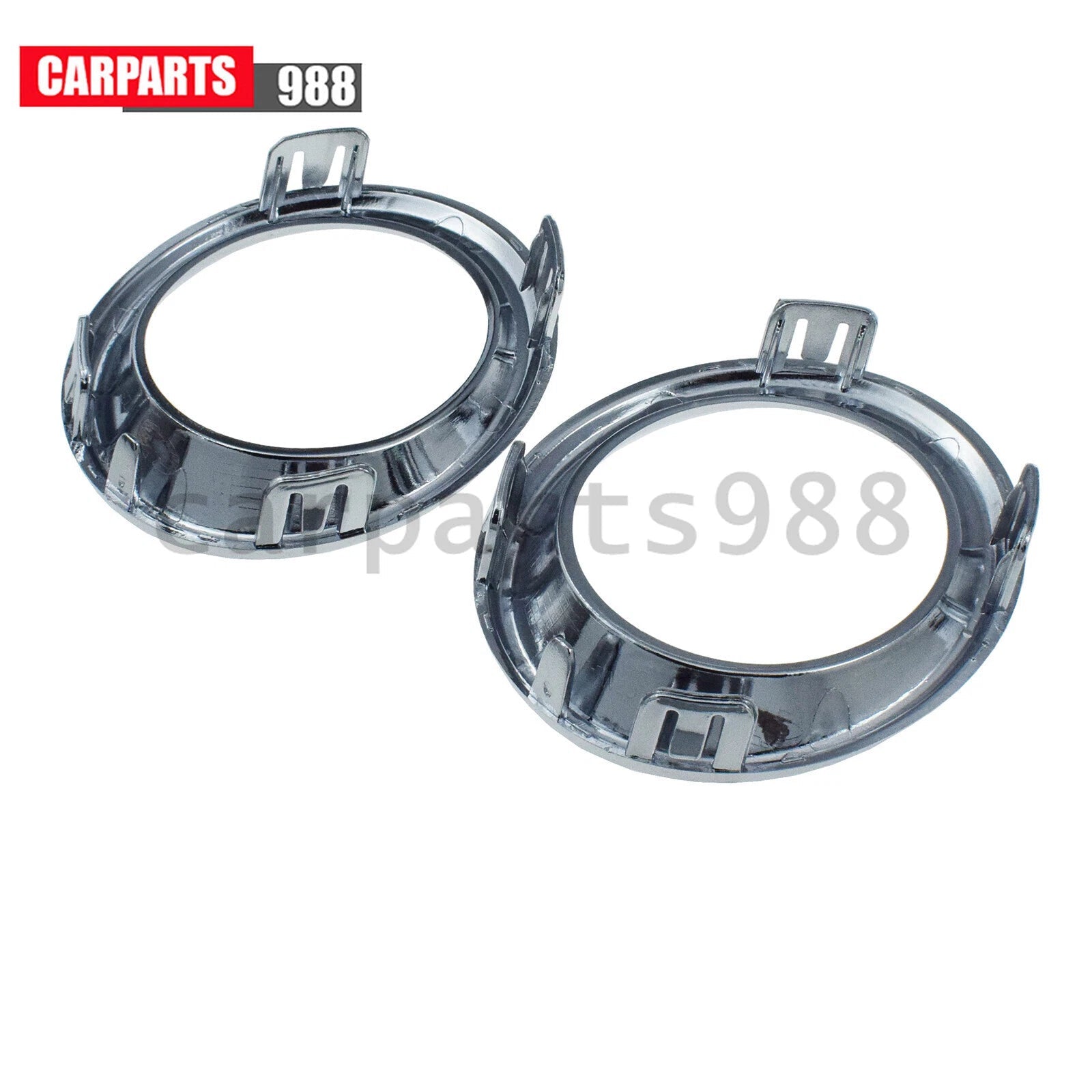 Front Left Right Chrome Fog Light Trim For 2014-2016 Mazda 3 MA1039125 MA1038125 6B93BC-57