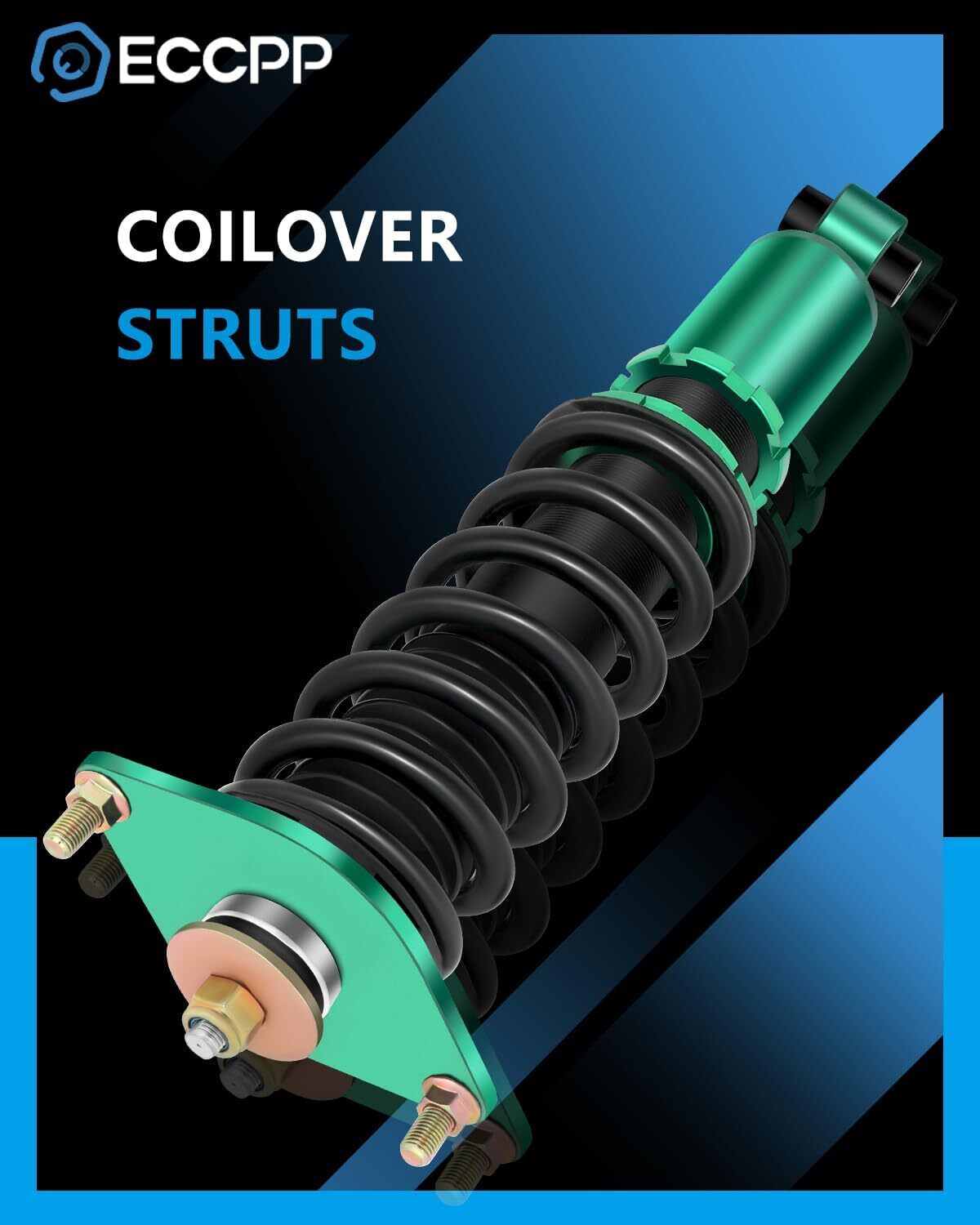 Coilovers Struts Fits Subaru Forester 2009-2013 Shocks Suspension Springs Kits 6B93BC-57