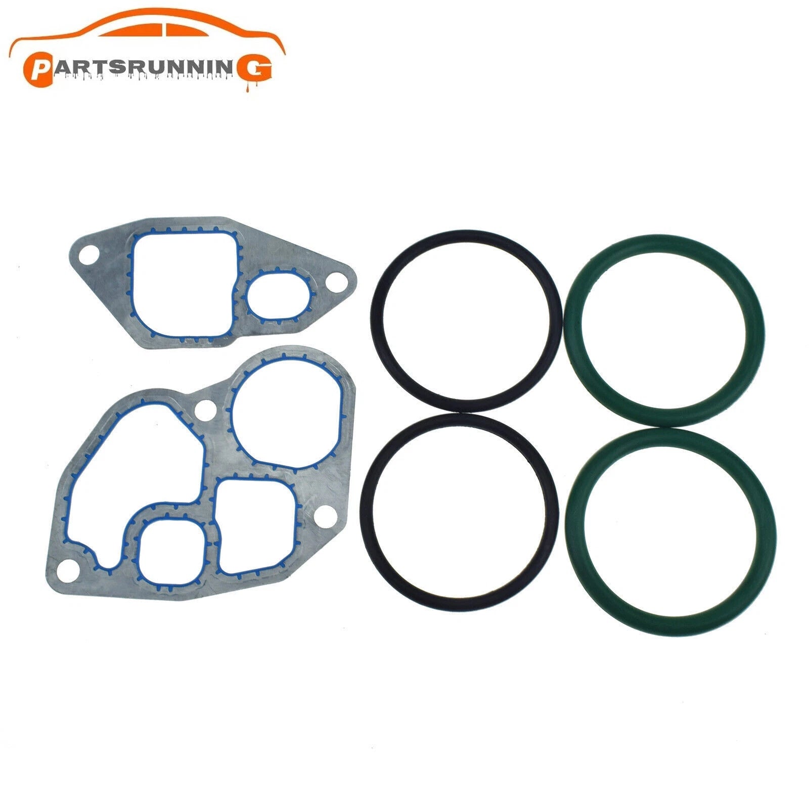 Oil Cooler Gasket O-ring Kit For 1994.5-2003 Ford 7.3L V8 Diesel F4TZ-6A636-A 6B93BC-57