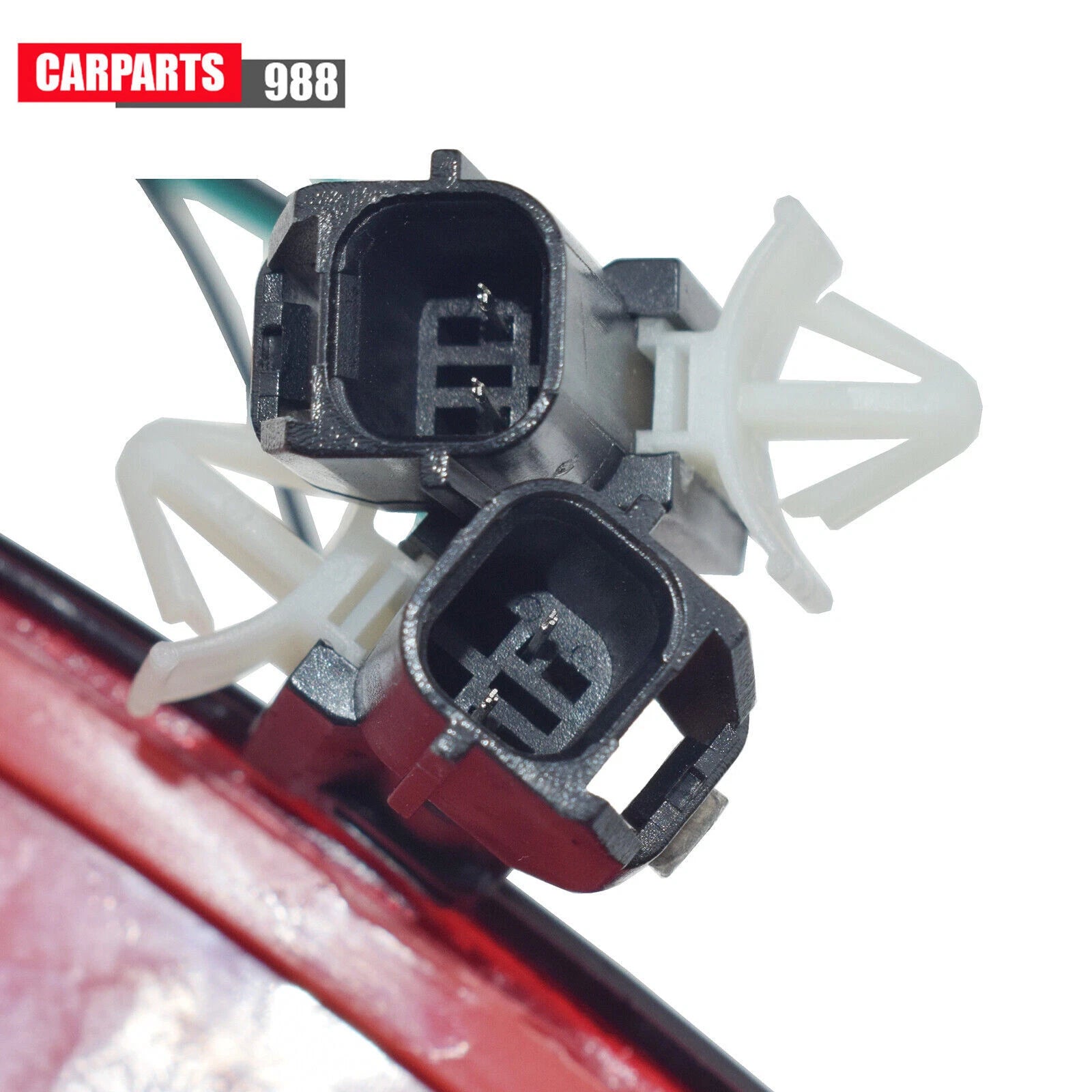 Pair Rear Bumper Reflector Lamp For 07-09 Hyundai Santa Fe 924082B010 924092B010 6B93BC-57