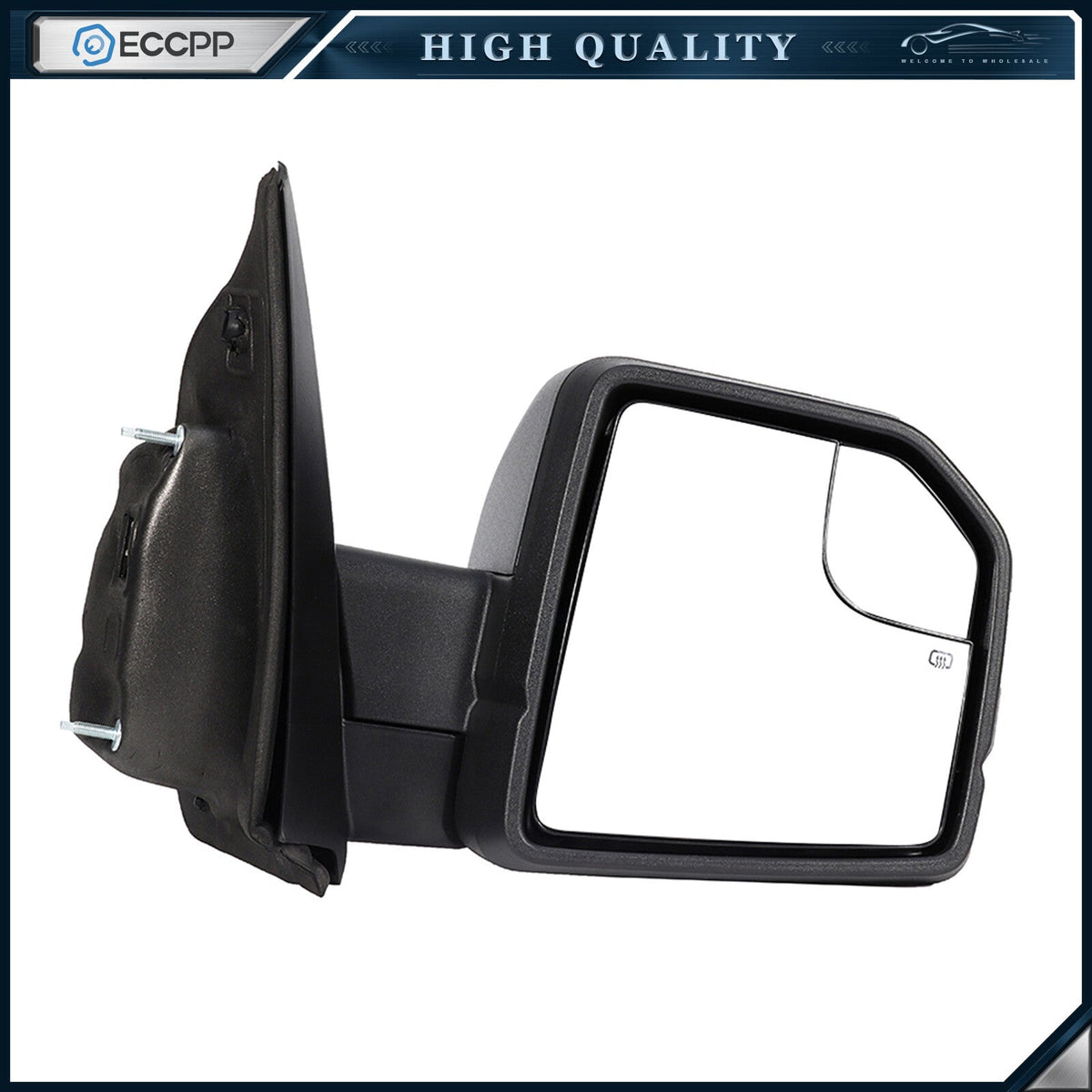 Passenger Side Power Heated Turn Signal Tow Mirror For 2015-2020 Ford F150 F-150 6B93BC-57