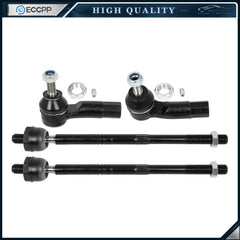 Front Outer Steering Kit Tie Rod End Link For 2006-2010 Volkswagen Jetta Passat 6B93BC-57