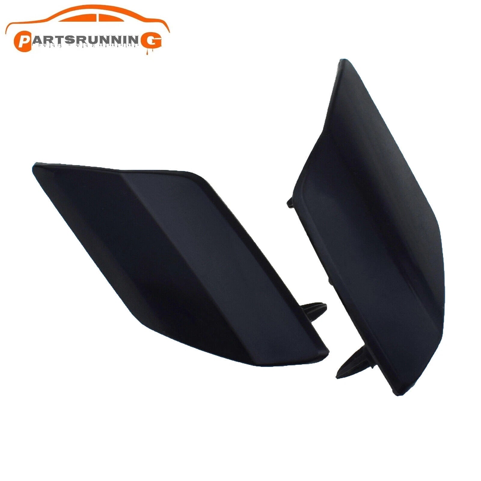 2PCS Front Bumper Headlight Washer Nozzle Cover Cap For VW Golf 6 R20 MK6 09-13 6B93BC-57