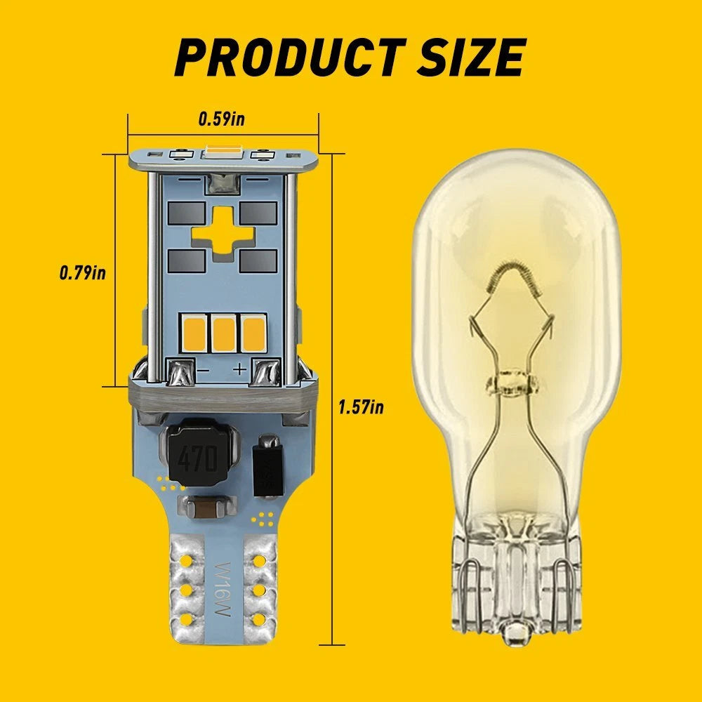 AUXITO LED Reverse Backup Light Bulbs T15 912 921 Extremely Bright White 6000K A AUXITO