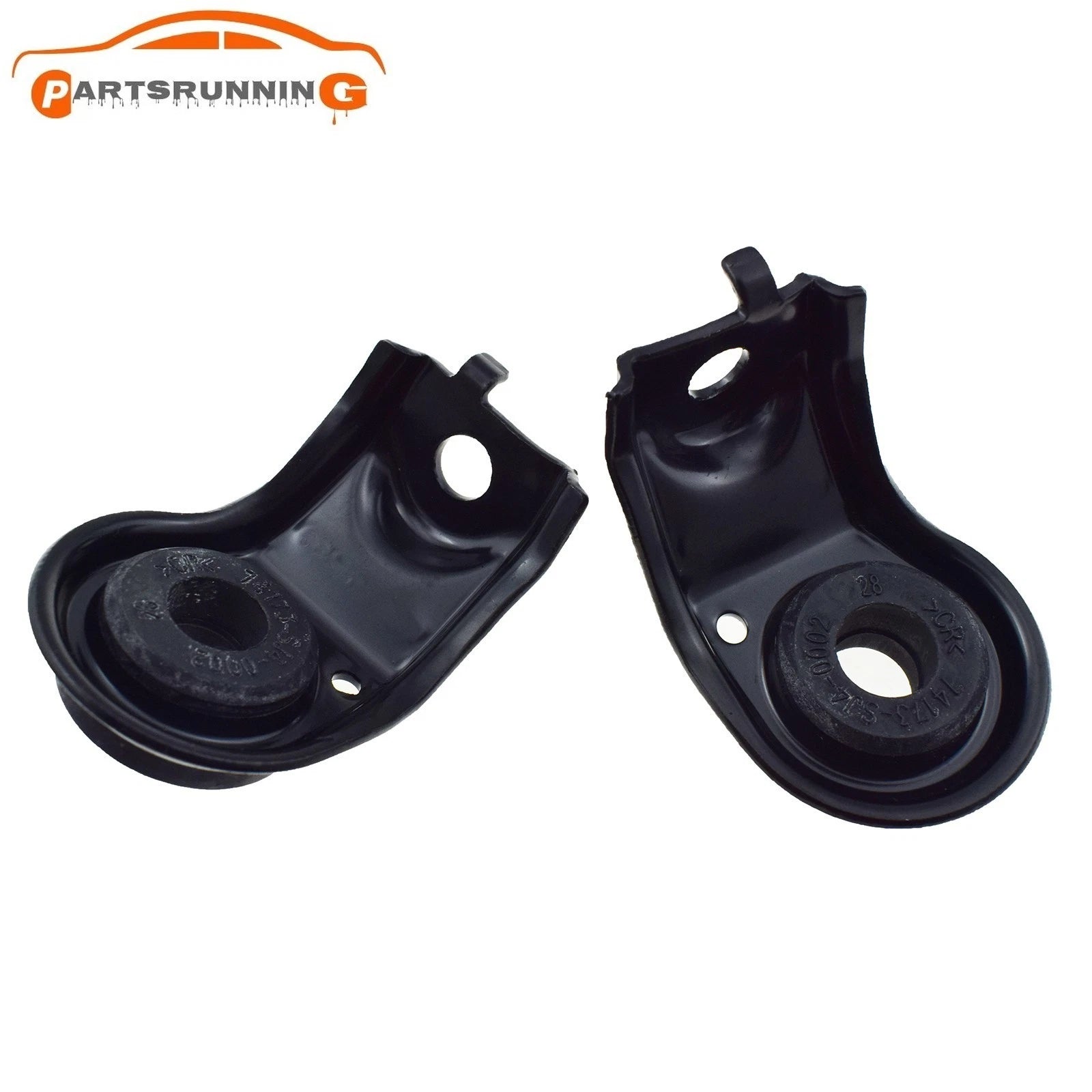 2PCS Radiator Upper Mount Bracket 74176TBAA00,74171TBAA00 For Honda Civic2016-21 6B93BC-57