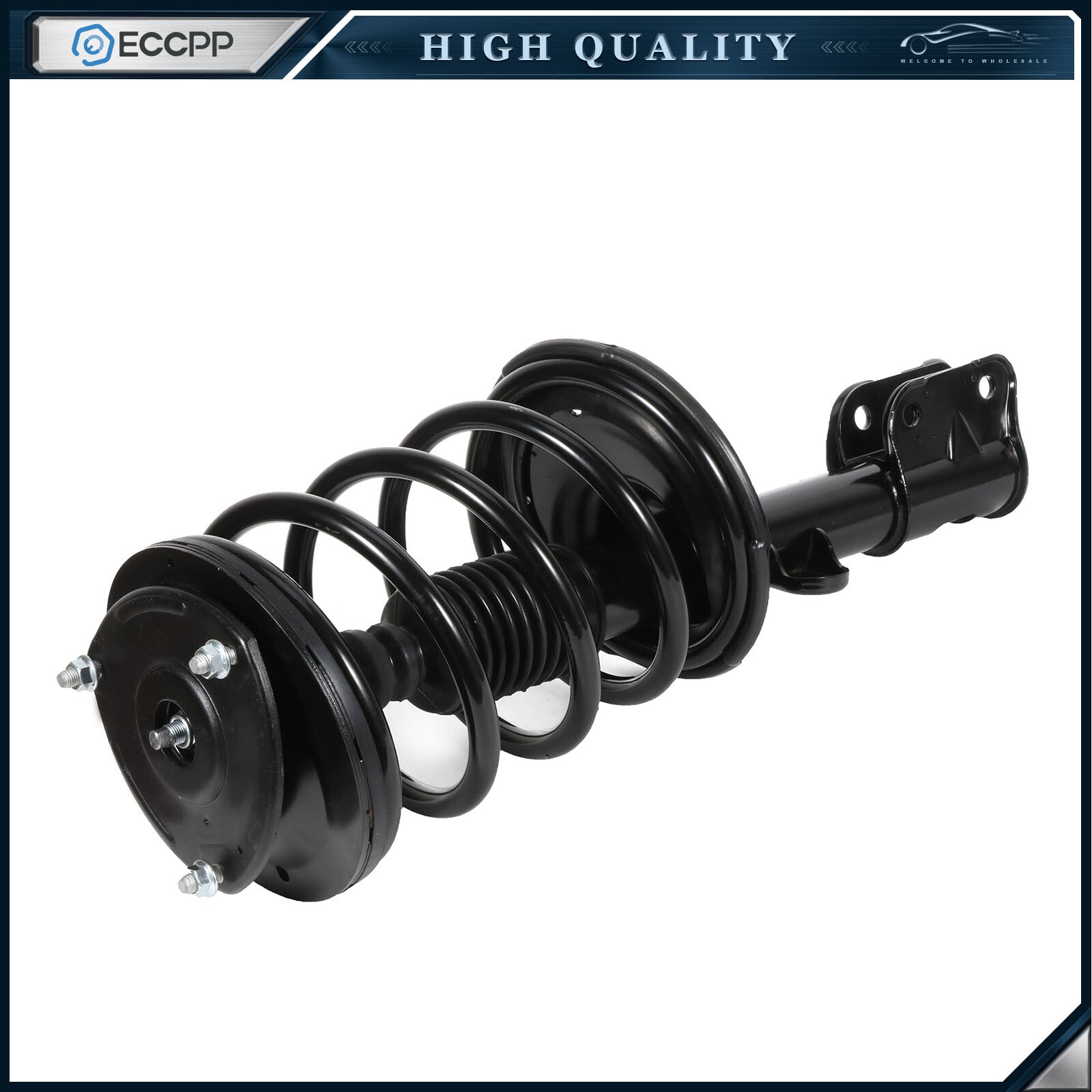 For 2007-2009 Hyundai Santa Fe Front Strut w/Coil Assembly + Rear Shock Absorber KOEEP