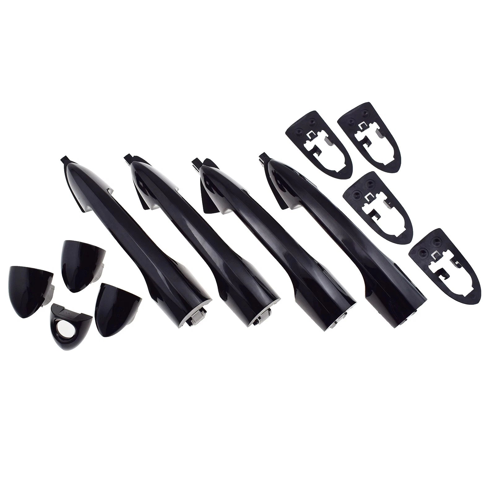 Set of 4 Sides Door Handles For Alfa Romeo Giulietta Mito Lancia Y 2012-onwards 6B93BC-57