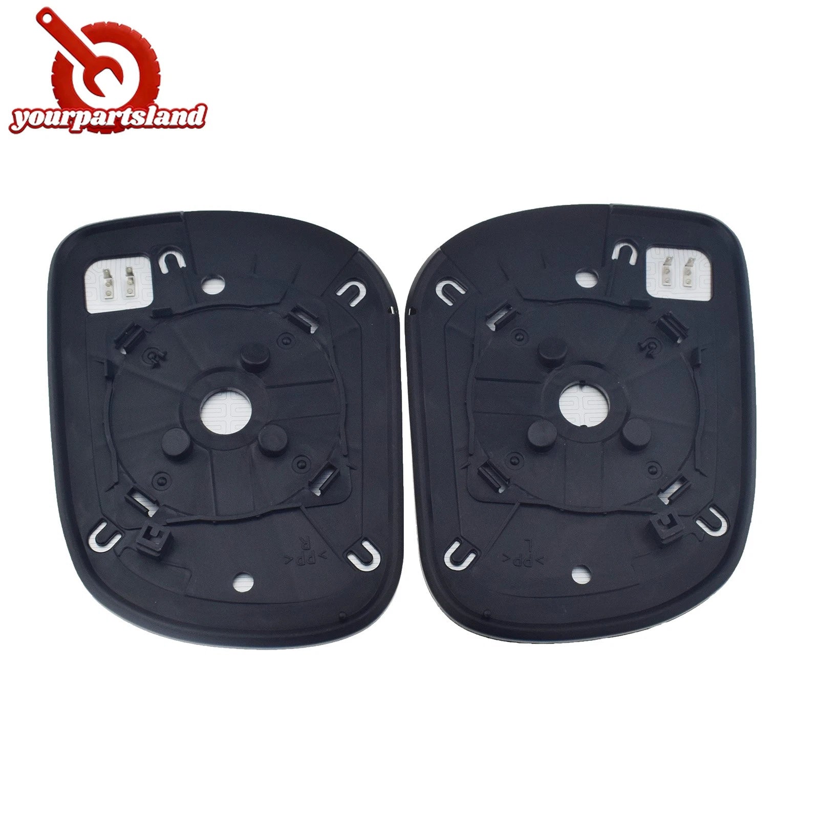 2PC Mirror Glass W/ Plate Heated For Toyota RAV4 2006-2012 8796142790 8793142890 6B93BC-57