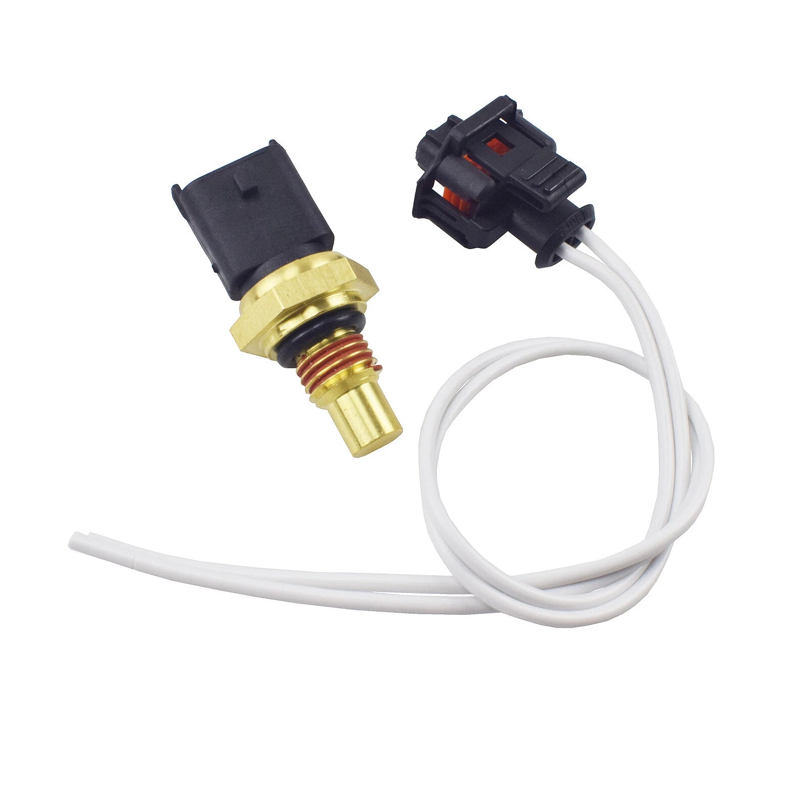 Coolant Temp Sensor & Connector Plug for 2003-2010 Powerstroke Diesel 6.0L 6.4L 6B93BC-57