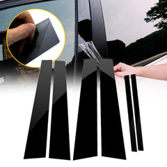 6Pcs For 2008-2012 Honda Accord Pillar Black Post Door Trim Car Auto Accessories 6B93BC-57