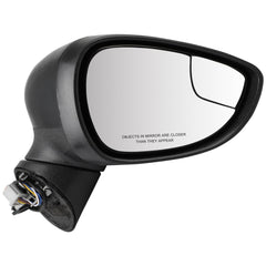 Passenger Side Power Mirror For 2014-2016 Ford Fiesta Signal Lamp Blind Spot 6B93BC-57