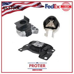 Motor & Torque Strut & Trans Mount 3PCS Set Fit 2015-2019 Lincoln MKC 2.0L/ 2.3L 6B93BC-57