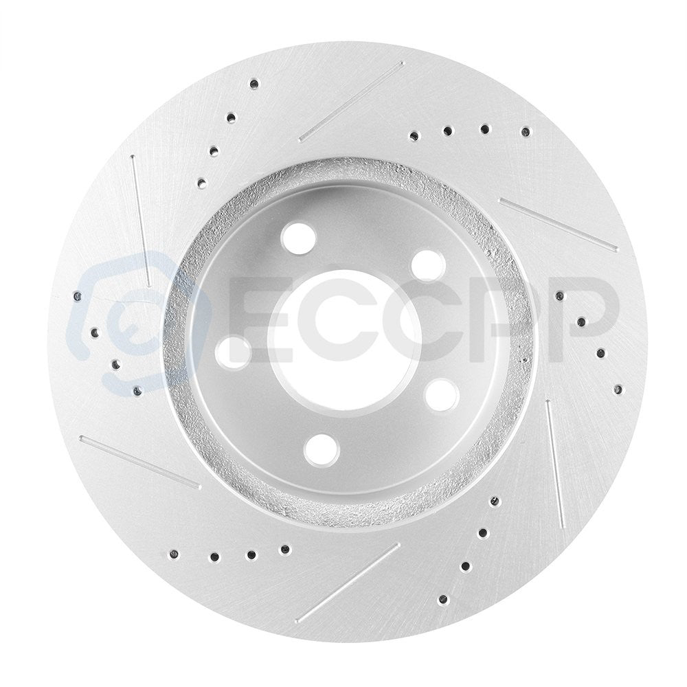Front Brake Discs Rotors For 2002 2003 2004 2005 2006-2007 Jeep Liberty Drilled 6B93BC-57