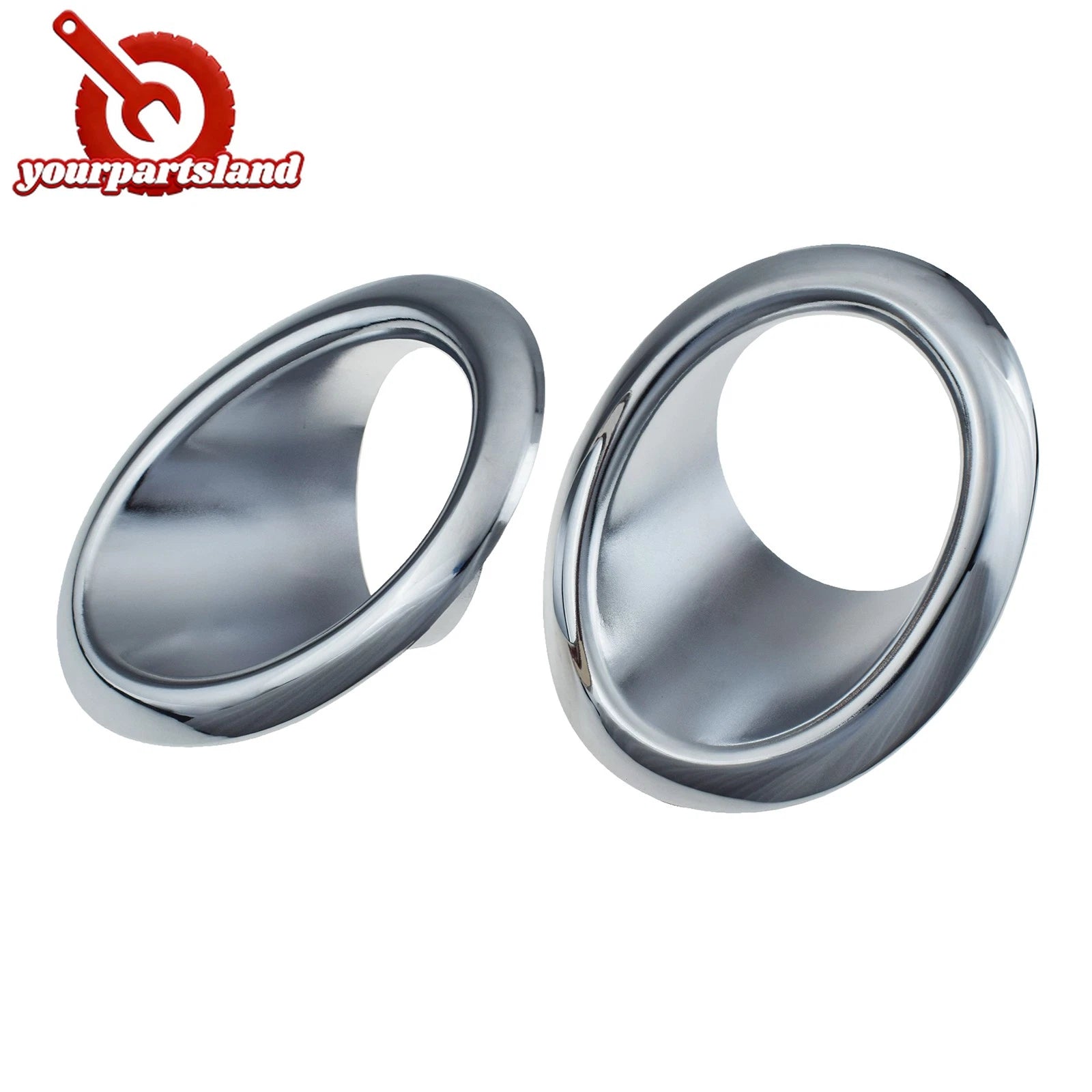 For NISSAN X-TRAIL XTRAIL T31 2011 2012 Chrome Front LH RH Lamp Cover Fog Light 6B93BC-57
