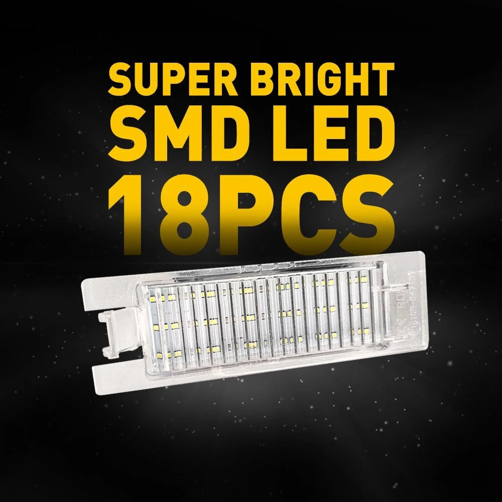 2PC SMD LED License Light 6000K Plate Diamond White For Chevy Camaro Malibu Volt 6B93BC-57