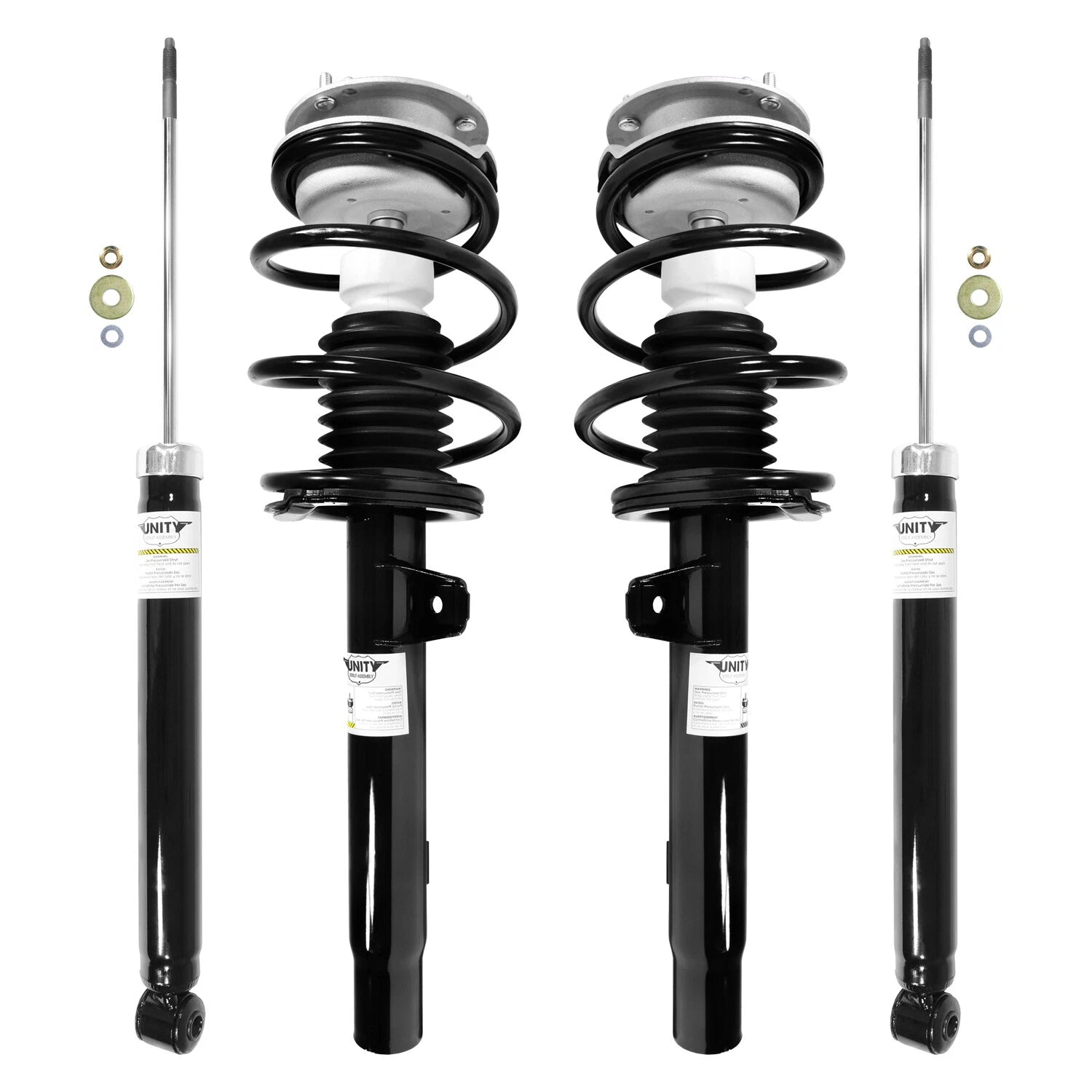 Front & Rear Complete Strut Assembly Shock Kit for 2000-2000 BMW 323Ci, 6B93BC-57