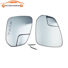 Pair Heated Left & Right Side View Mirror Glass Set for 2016-2018 Toyota Rav4 6B93BC-57