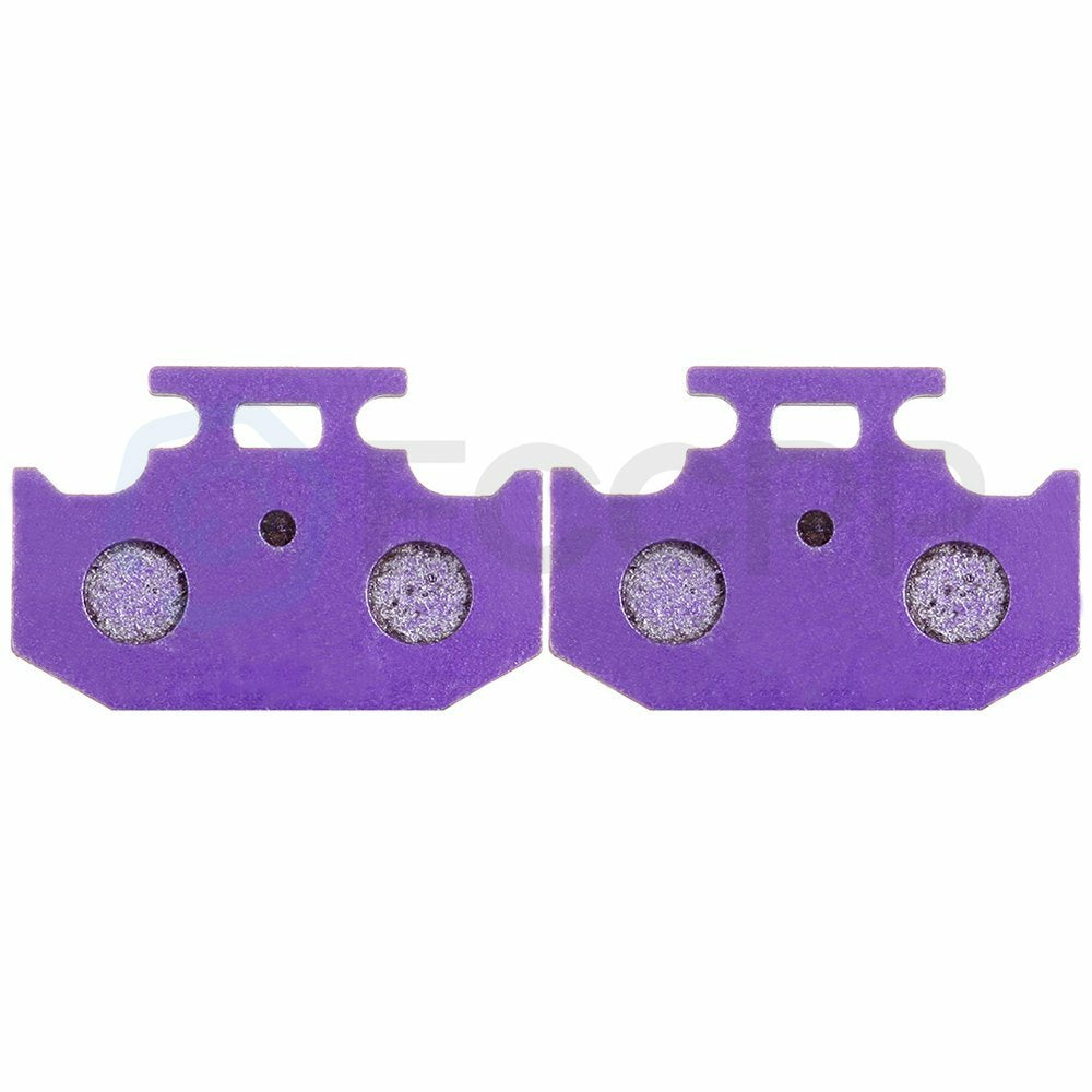 2 Pairs Brake Pads Front And Rear For Suzuki DR250 DR250SE RMX250 Carbon Fiber 6B93BC-57