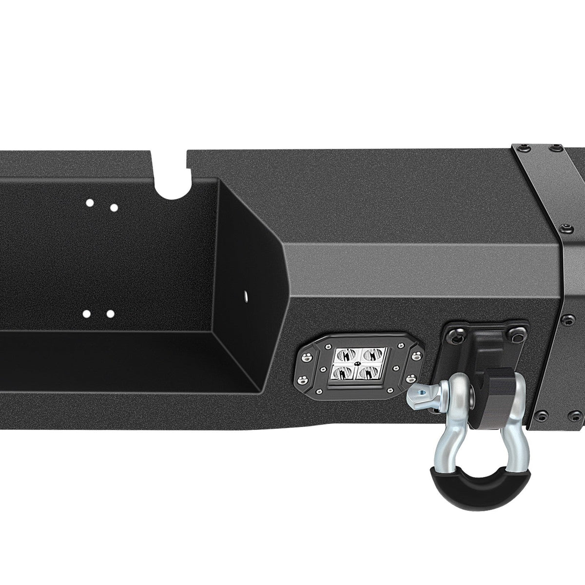 ECCPP steel Rear Bumper w/ LED light Bolt Kits For 2010-2018 Dodge Ram 2500 3500 6B93BC-57