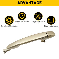 For 04-10 Toyota Sienna Outside Exterior Sliding Door Handle Left or Right Rear 6B93BC-57