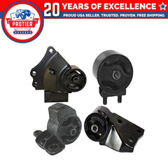 Fits 2000-2004 Kia Spectra 1.8L AUTO Trans Motor & Trans Mount Set 4PCS : 6B93BC-57