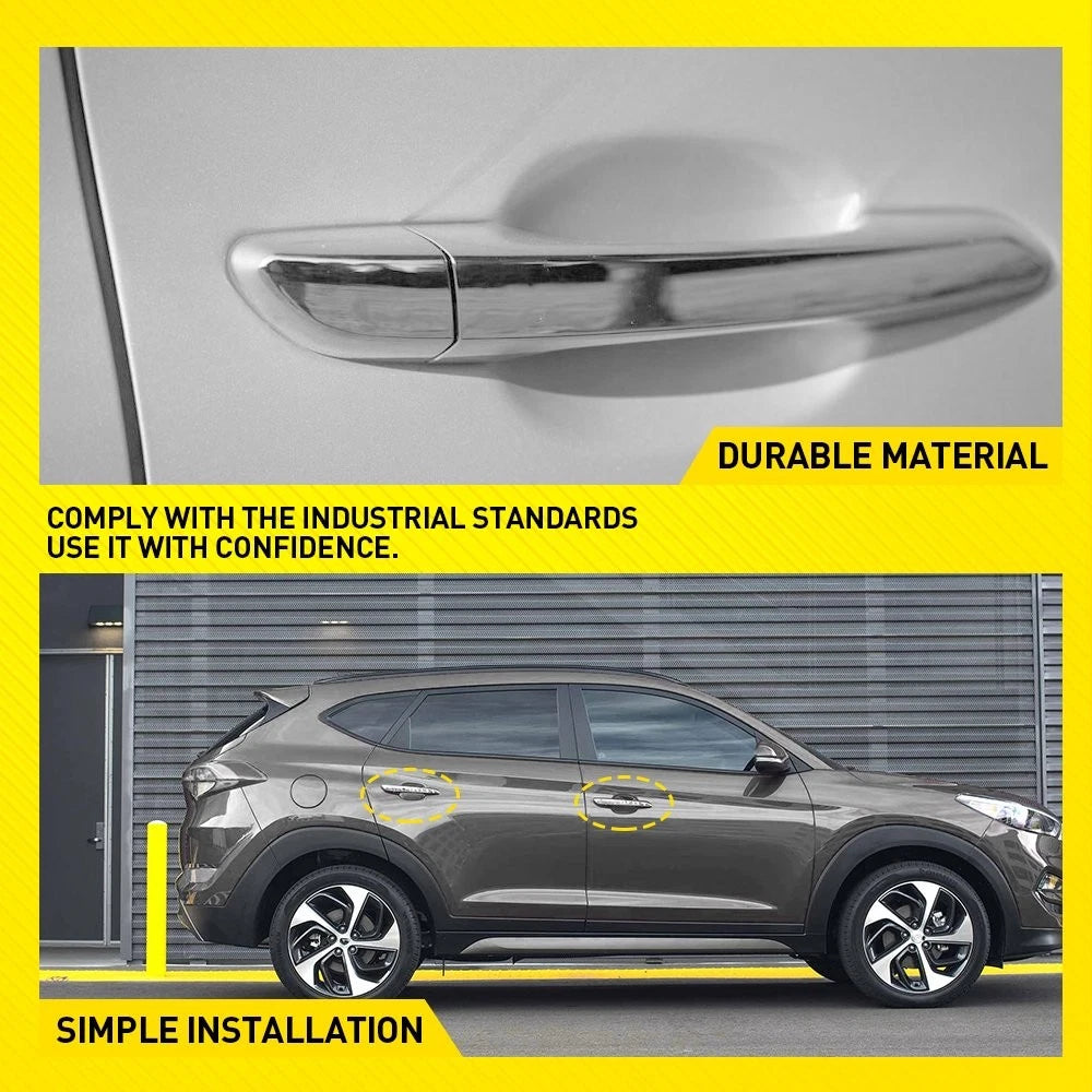 2X Outside Exterior Door Handle Front Rear Passenger For 16-21 Hyundai Tucson EA 6B93BC-57