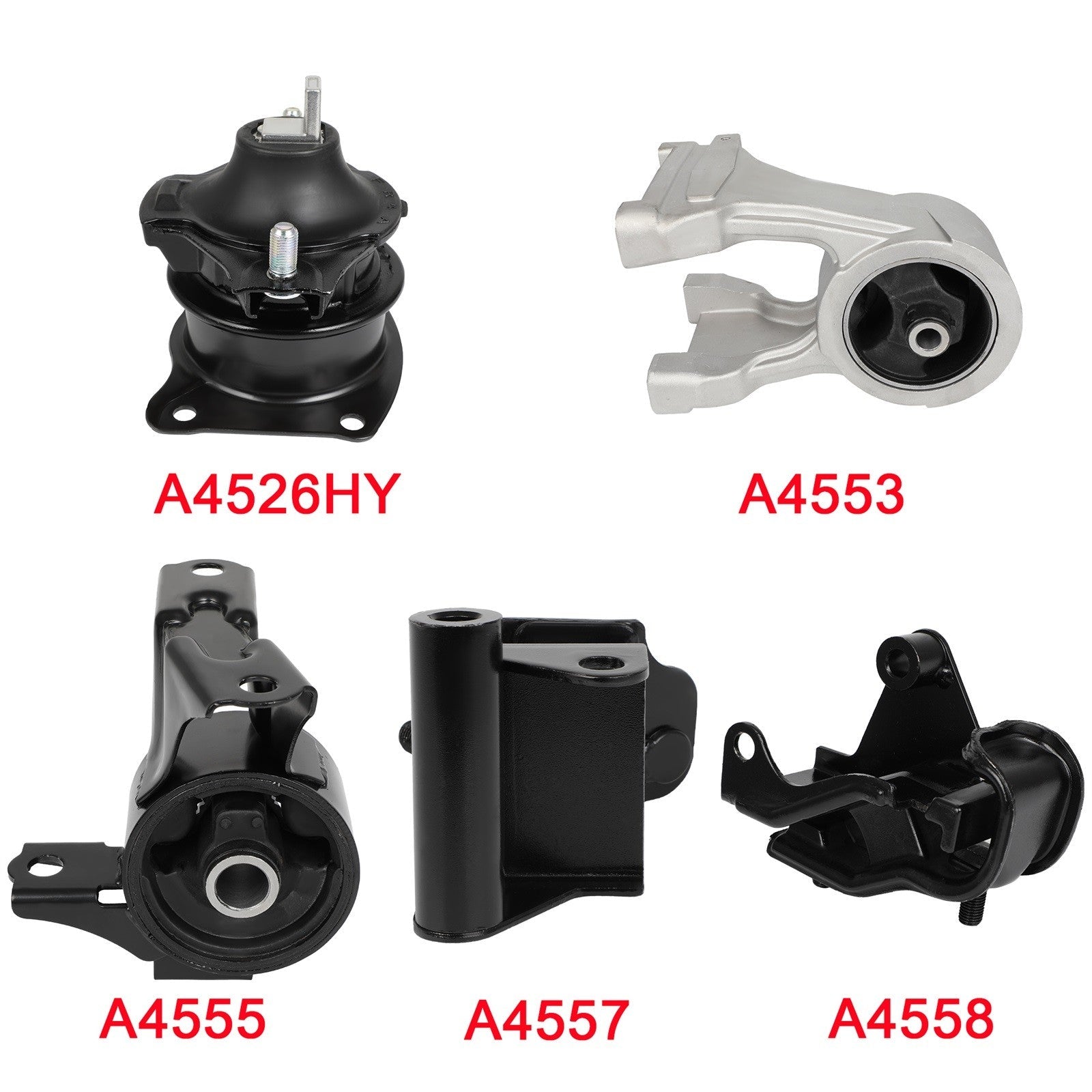 5pcs Engine Motor Mount Fit For 2007 Honda Odyssey LX Mini 3.5L V6 VTEC Only 6B93BC-57