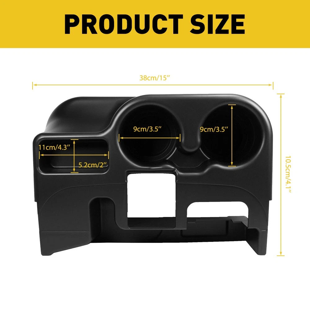 Center Console Cup Holder For Dodge Ram 2003-2011 1500/2500/3500 41019,ss281azaa 6B93BC-57