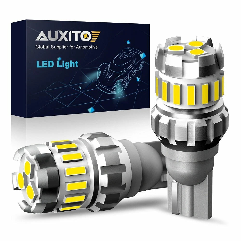 4X AUXITO 921 912 T15 LED Reverse Backup Light Bulb 2400LM 6500K Super Bright 2F AUXITO