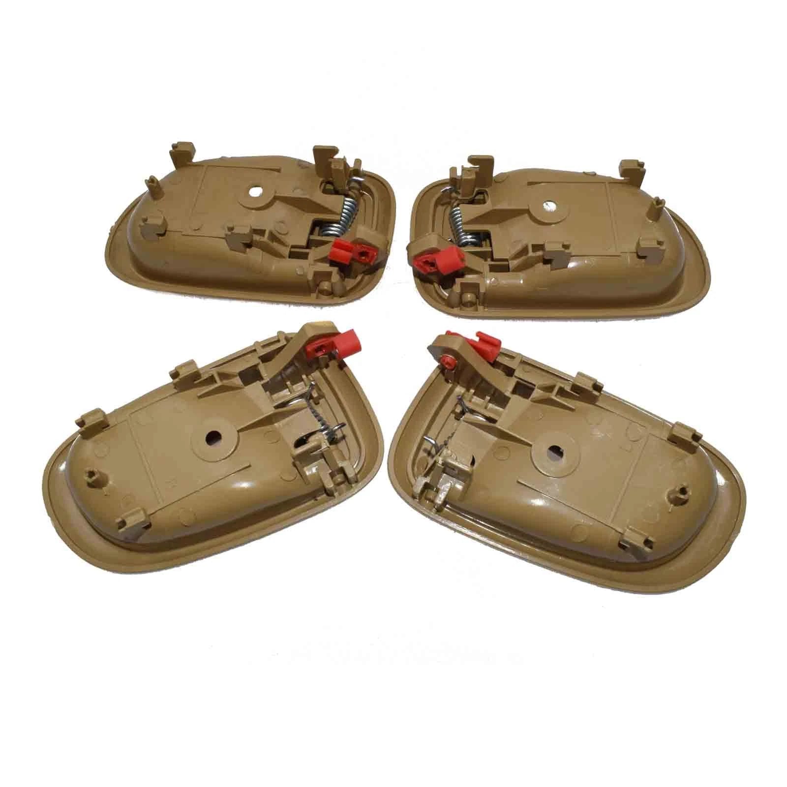 4Pcs Beige Tan Interior Door Handle Left Right For Toyota Prizm Corolla 1993-97 6B93BC-57